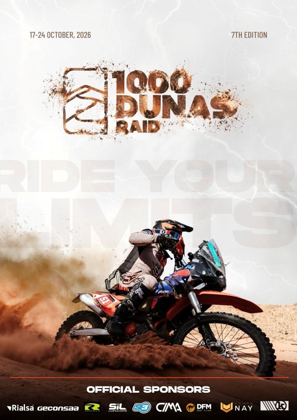 1000 Dunas 2026 SIL LUBRICANTS patrocinador por 4o año consecutivo